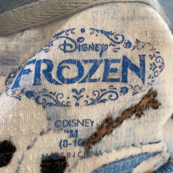 Disney Frozen Olaf Kids Two Set Cozy Pajamas Size Medium - Picture 4 of 6